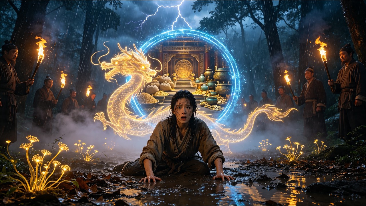A woman accidentally transmigrates into a disaster star who was nearly burned to death by the entire village. She gains spatial powers to summon rain and fetch objects to heal her wounds, help the family solve basic needs and heal her brother, expose the villain's plot, and become the family's lucky star!