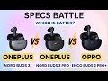 OnePlus Nord Buds 3 vs Oneplus Nord Buds 3 Pro vs OPPO Enco Buds 3 Pro+⚡ Full Comparison ⚡
