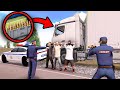 👮Я СТАЛ ПОЛИЦЕЙСКИМ! ПОЙМАЛИ ФУРУ С КОНТРАБАНДОЙ ДЛЯ НАШЕГО ГЕНЕРАЛА GTA РОССИЯ