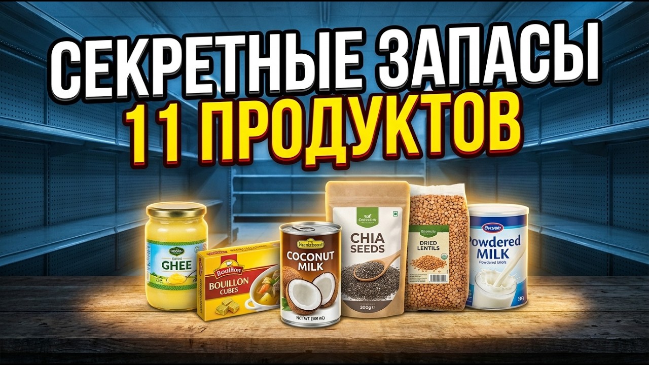 💀 11 продуктов которые я тайно ЗАПАСАЮ пока все паникуют