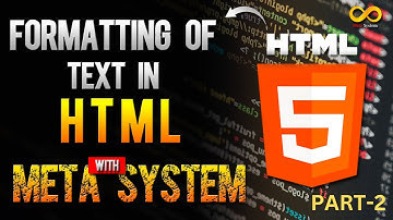 Text Formatting Tags In HTML Tutorials |Class#03 PART-2 | Html Beginner To Advance Level