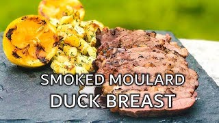 Smoked Moulard Duck Breast with Big Swede BBQ