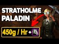 WOTLK Pre Patch Paldin Stratholme Gold Farm 450g/hour + Deathcharger's Reins