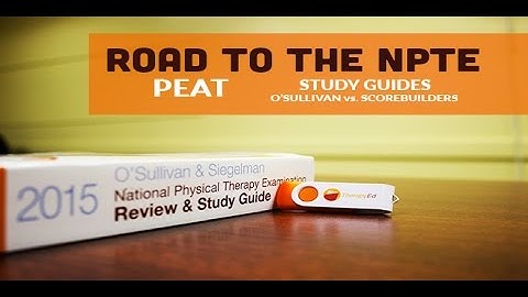 Road to the NPTE: The PEAT & Study Guides