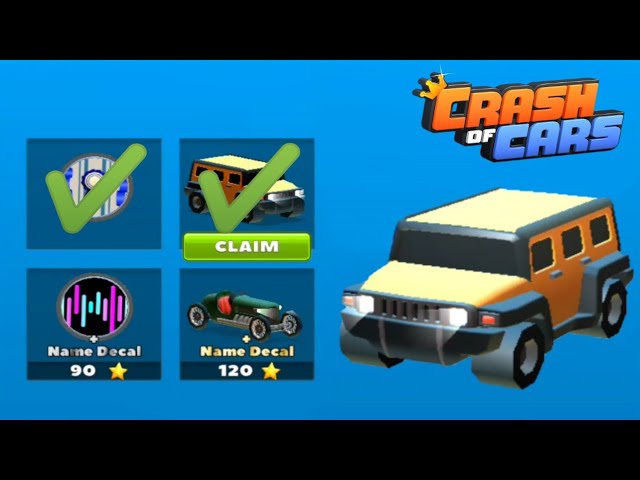 Second Reward: Hummer Hulker Car Daily Crown Challenge (Day 11) 🎮 Crash  of Cars #73 