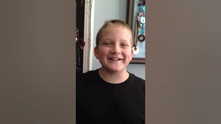 Matthew singing "Lord I Lift Your Name on High"