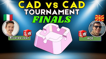 CAD Speedmodeling Tournament! - FINALS Battle 4 - SOLIDWORKS vs SOLIDWORKS