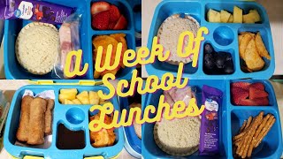 A Week of School Lunches  Week 22