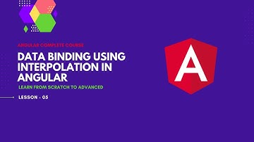 5. Data binding using Interpolation in Angular Components