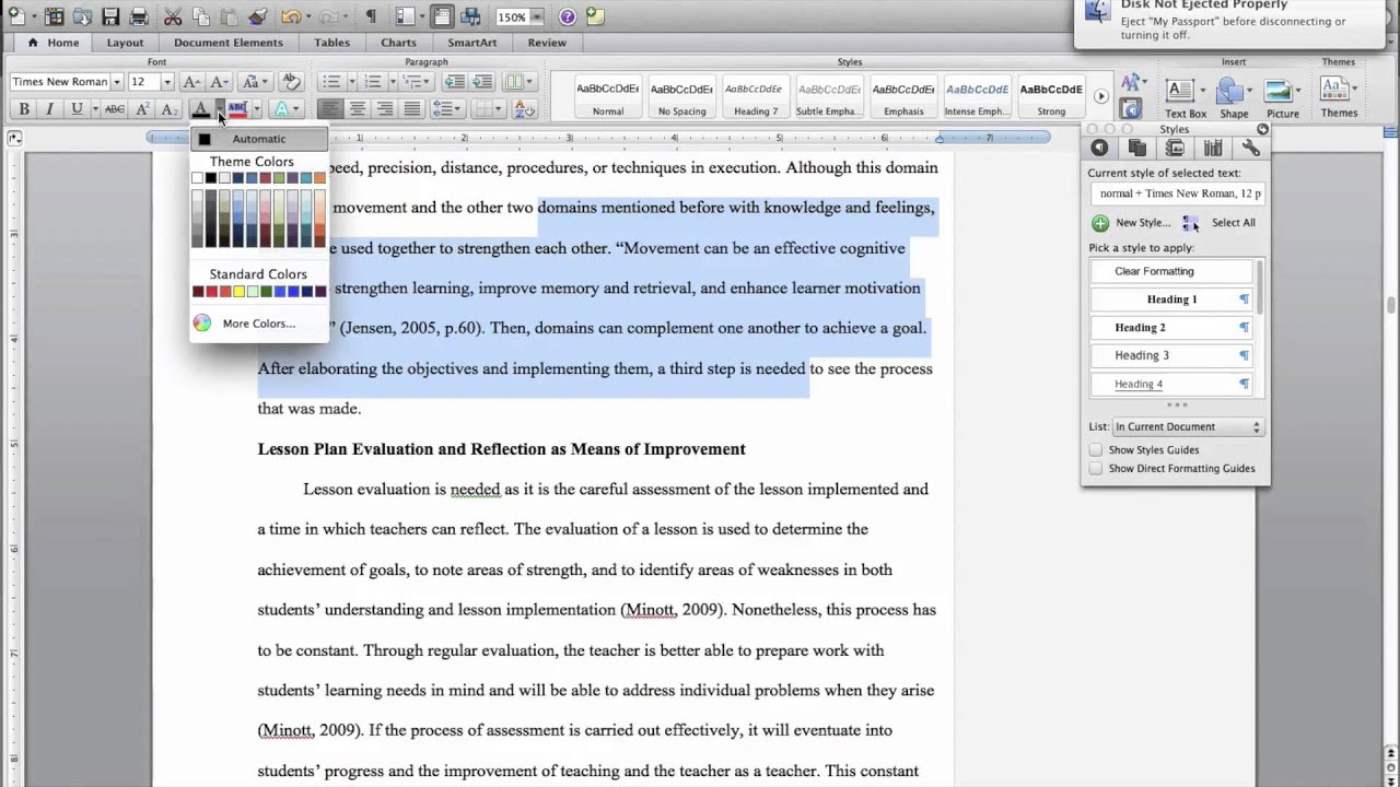 line spacing in word for mac 2011