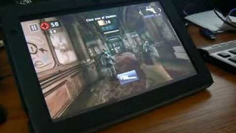 Testing Dead Trigger 2 on Acer IconiaTab A501 with G910 bluetooth gamepad
