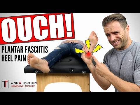 Video: Plantar Fasciitis Sträcker Sig För Att Lugna Hälen Smärta