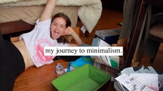 JOURNEY TO MINIMALISM [episode 1] + throwing everything away