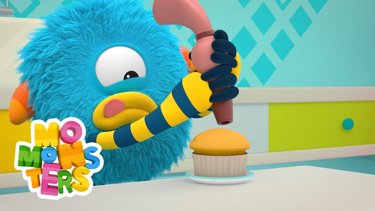 Cupcakes | +1h de desenhos educativos - Momonsters