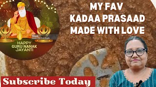 Kada Prasad | Gurudwara wala kada prasad | कड़ा प्रसाद- Gurunanak Jyanti special | Atte ka Halwa