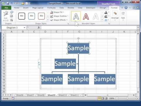 Picture Organization Chart Smartart Graphic