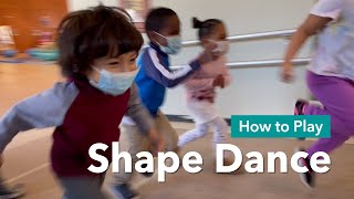 Shape Dance | Kids love this game! Move and learn about shapes!