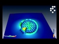 Thermal neutron flux in JSI TRIGA reactor