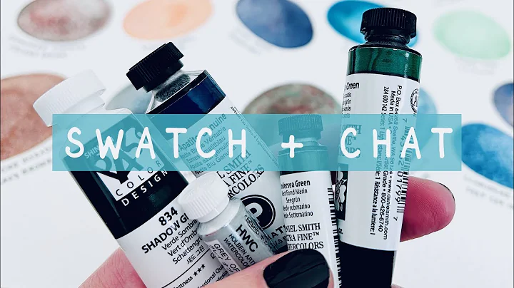 Swatch + Chat  Swatching new watercolours from the March art haul + dealing with online hate/trolls