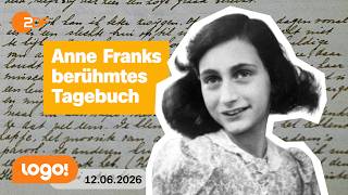 Anne Frank: Die Geschichte hinter ihrem berühmten Tagebuch | logo!-Nachrichten vom 12.06.26