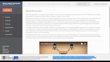 Video No:4 Intelligent Decision Support System (IDSS)
