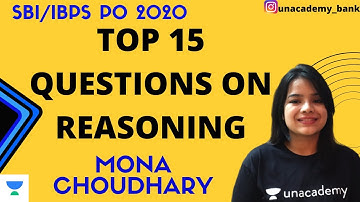 Top 15 Questions on Reasoning with Practice Questions | Mona Choudhary