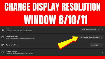 How to Change Display Resolution in Windows 10 & 11 | Easy Step-by-Step Guide"