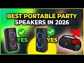 ✅The Best Portable Party Speakers in 2026- Top: 11 Best Portable Party Speakers (Reviews)