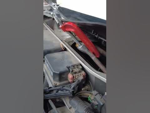 windshield wiper linkage came off and bent. how to fix - YouTube