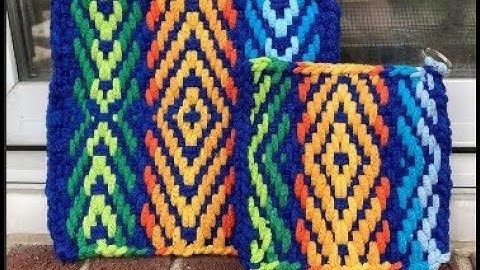 Potholder Mirror Image Split Loop Traditional Weaving Loom plus one
