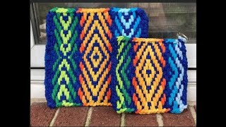 Potholder Mirror Image Split Loop Traditional Weaving Loom plus one