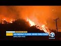 RAW: Brush fire erupts in Sepulveda Pass, threatens homes I ABC7