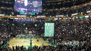 KEVIN GARNETT JERSEY RETIREMENT DAY! THE CEREMONY WHERE #5 GOES UP TO THE RAFTERS! Part 2/2