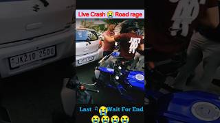 Wait For End Live Crash? Road Rage Police Bulo  #shorts #youtubeshorts #roadrage @TheUK07Rider