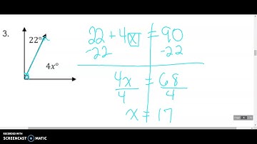 Using Algebra to Find Missing Angles