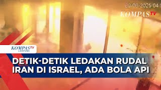 Bola Api! Rudal Iran Hantam Sejumlah Bangunan di Israel, Gedung Terbakar