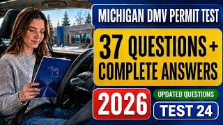 Pass First Try 2026 Michigan DMV Permit Test 24 37 Real SOS Questions Answers