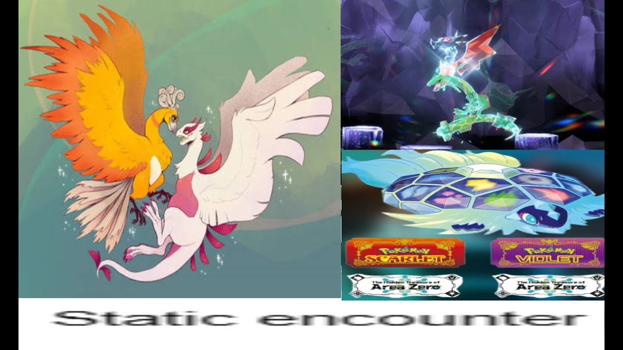 Static encounters in pokemon sv dlc YouTube
