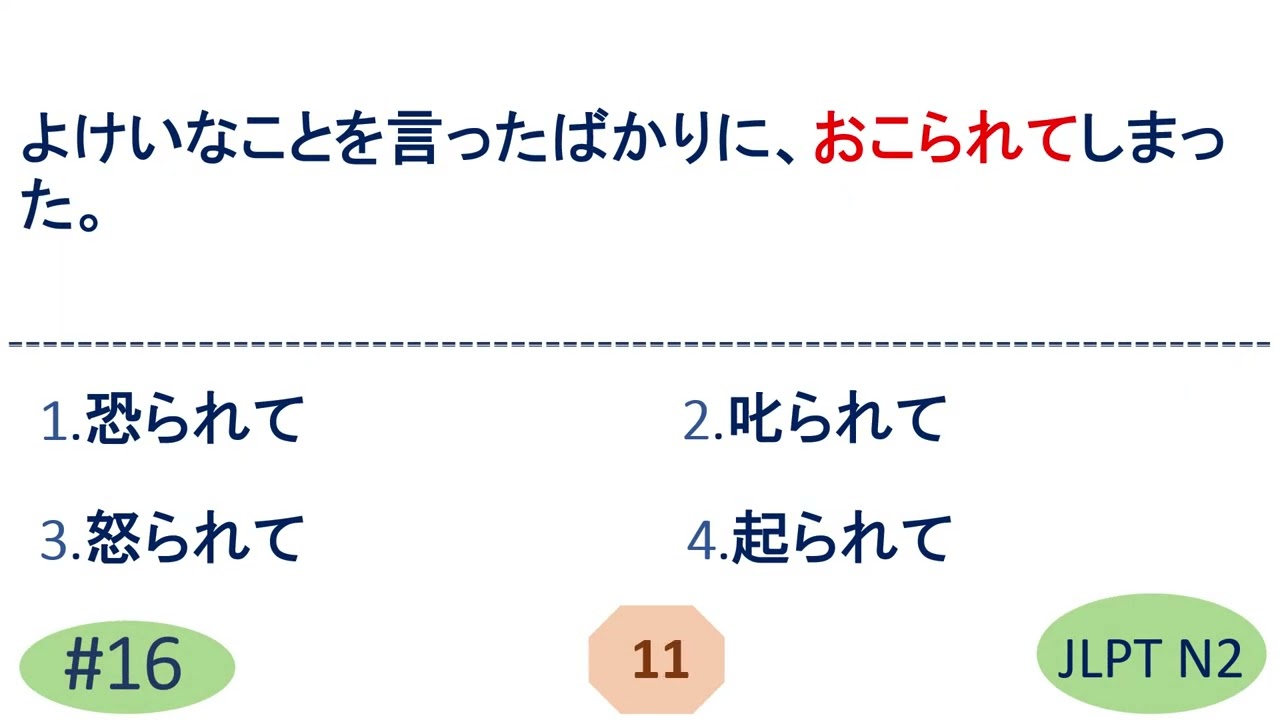 JLPT N2 Vocabulary Questions and Answers | Sample JLPT Questions & Answers | JLPT N2 漢字 | N2 Grammar