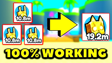 HOW TO GET GOLDEN CYBER FOX BY FUSING | FUSING METHOD | PET SIMULATOR X