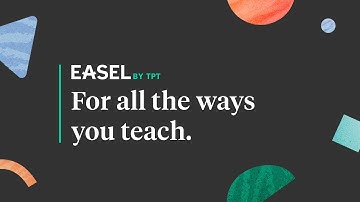 What is Easel by TpT | Teachers Pay Teachers