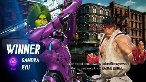 MARVEL VS. CAPCOM: INFINITE Ryu / Gamora vs. Strider Hiryu / Frank West