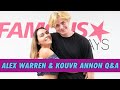 Alex Warren & Kouvr Annon Q&A