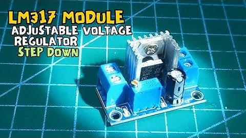 LM317 Adjustable Voltage Regulator _Step-Down Module
