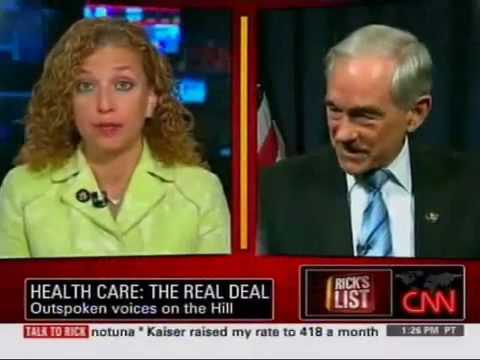 Ron Paul and Rep. Wasserman Schultz Discuss Health...