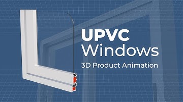 UPVC Window 3D Animation | Blender 4.0