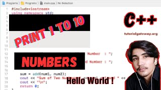 Printing 1to 10 and Hello word 10 times by using the For Loop || RFK Programming Fundamental