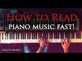 How to Read Piano Music Fast! Learn how to read music instantly!