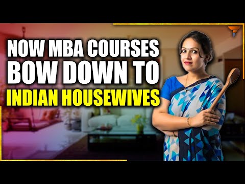 1 Woman. 4 MBA Courses. The Indian Housewife