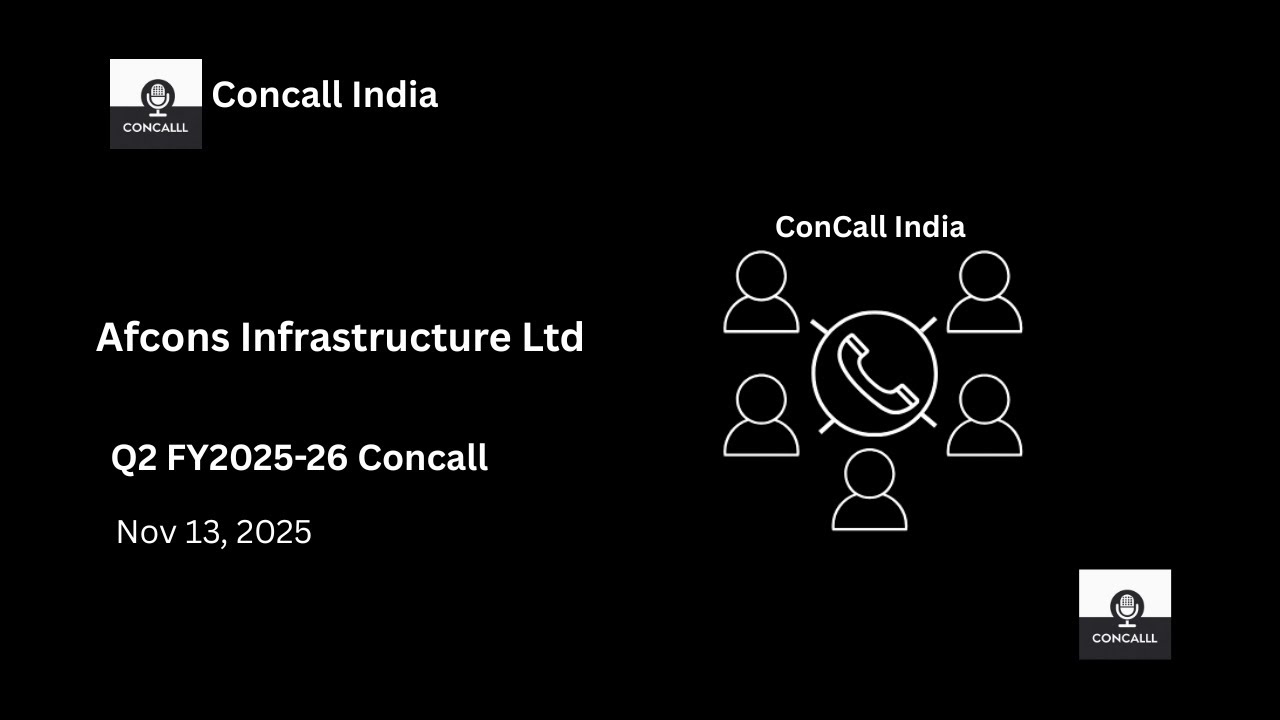 Afcons Infrastructure Ltd Q2 FY2025-26 Concall